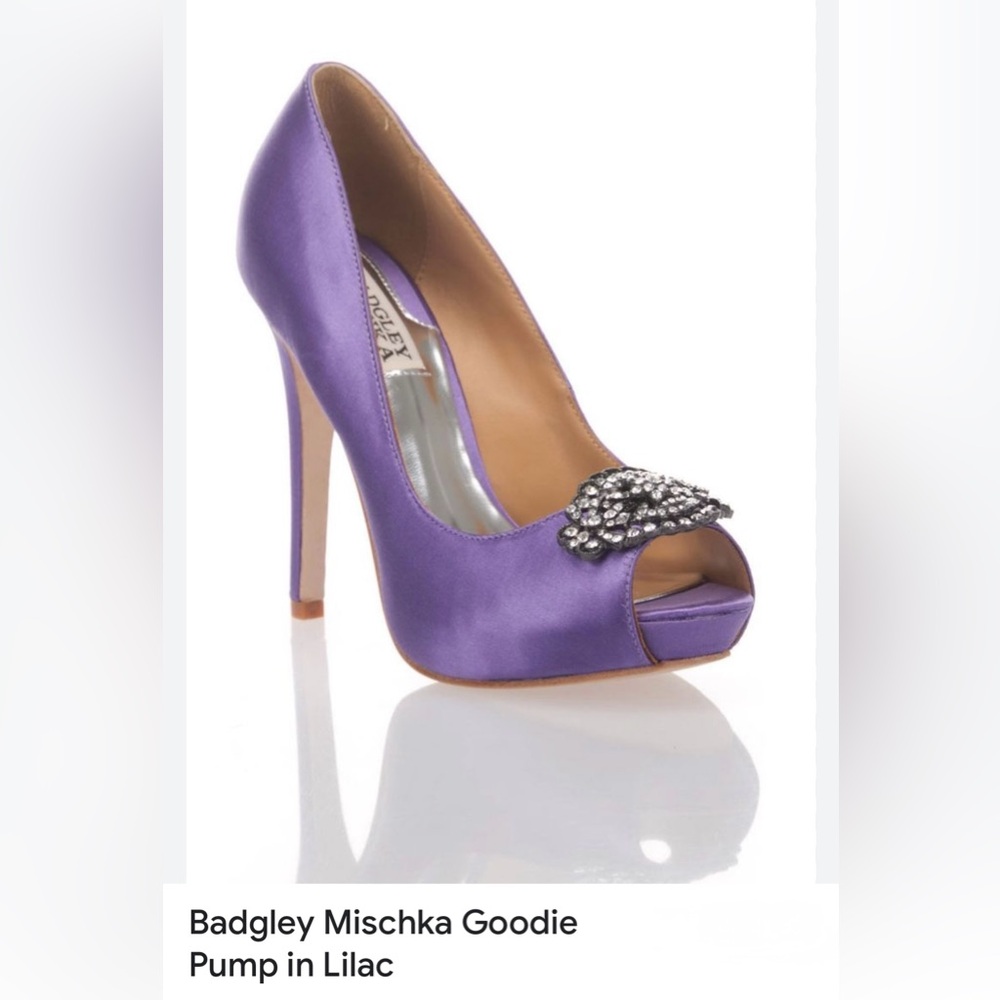 Badgley Mischka lilac Goodie pumps - size 8
